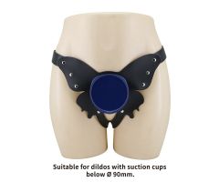 PRETTY LOVE - UNIVERSAL STRAP-ON HARNESS BRIEFS BLACK AND BLUE PRETTY LOVE - UNIVERSAL STRAP-ON HARNESS BRIEFS BLACK AND BLUE
