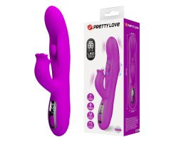 PRETTY LOVE - YALANDA RABBIT OSCILLATING VIBRATOR WITH LED DISPLAY PURPLE PRETTY LOVE - YALANDA RABBIT OSCILLATING VIBRATOR WITH LED DISPLAY PURPLE