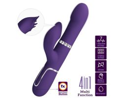 PRETTY LOVE - ZALIN RABBIT VIBRATOR PEARLS 4 IN 1 PURPLE PRETTY LOVE - ZALIN RABBIT VIBRATOR PEARLS 4 IN 1 PURPLE