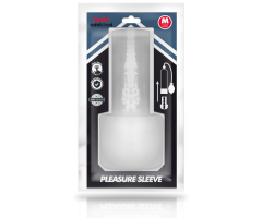 PUMP ADDICTED - PLEASURE SLEEVE MASTUBADOR SIZE M PUMP ADDICTED - PLEASURE SLEEVE MASTUBADOR SIZE M
