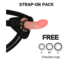 ROCKARMY - HARNESS + DUAL DENSITY TIGER REALISTIC DILDO 14 CM -O- 4.46 CM ROCKARMY - HARNESS + DUAL DENSITY TIGER REALISTIC DILDO 14 CM -O- 4.46 CM