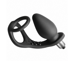 ROCKS-OFF - RO-ZEN PROSTATE VIBRATOR WITH DUAL RING 7 SPEEDS ONYX BLACK ROCKS-OFF - RO-ZEN PROSTATE VIBRATOR WITH DUAL RING 7 SPEEDS ONYX BLACK