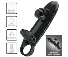 ROMANCE - VIBRATING PENIS SLEEVE BLACK ROMANCE - VIBRATING PENIS SLEEVE BLACK