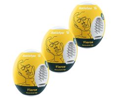 SATISFYER - 3 HUEVOS MASTURBADORES FIERCE SATISFYER - 3 HUEVOS MASTURBADORES FIERCE