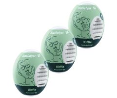 SATISFYER - 3 HUEVOS MASTURBADORES RIFFLE SATISFYER - 3 HUEVOS MASTURBADORES RIFFLE