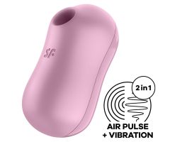 SATISFYER - COTTON CANDY AIR PULSE STIMULATOR & VIBRATOR LILAC SATISFYER - COTTON CANDY AIR PULSE STIMULATOR & VIBRATOR LILAC
