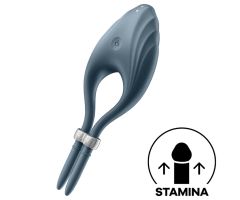 SATISFYER - DUELIST RING VIBRATOR GREY SATISFYER - DUELIST RING VIBRATOR GREY