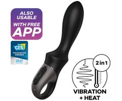 SATISFYER - HEAT CLIMAX ANAL VIBRATOR APP BLACK SATISFYER - HEAT CLIMAX ANAL VIBRATOR APP BLACK