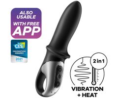 SATISFYER - HOT PASSION ANAL VIBRATOR APP BLACK SATISFYER - HOT PASSION ANAL VIBRATOR APP BLACK