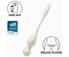 SATISFYER - LOVE BIRDS VIBRATING KEGEL BALLS WHITE SATISFYER - LOVE BIRDS VIBRATING KEGEL BALLS WHITE