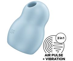 SATISFYER - PRO TO GO 1 DOUBLE AIR PULSE STIMULATOR & VIBRATOR BLUE SATISFYER - PRO TO GO 1 DOUBLE AIR PULSE STIMULATOR & VIBRATOR BLUE