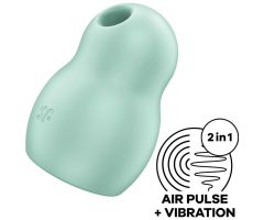 SATISFYER - PRO TO GO 1 DOUBLE AIR PULSE STIMULATOR & VIBRATOR GREEN SATISFYER - PRO TO GO 1 DOUBLE AIR PULSE STIMULATOR & VIBRATOR GREEN