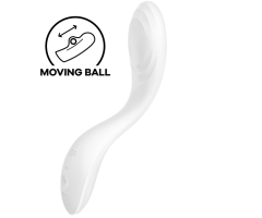 SATISFYER - RRROLLING PLEASURE GSPOT VIBRATOR WHITE SATISFYER - RRROLLING PLEASURE GSPOT VIBRATOR WHITE