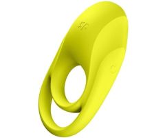 SATISFYER - SPECTACULAR DUO RING VIBRATOR YELLOW SATISFYER - SPECTACULAR DUO RING VIBRATOR YELLOW