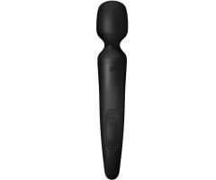 SATISFYER - WAND ERLAND VIBRATING MASSAGER BLACK SATISFYER - WAND ERLAND VIBRATING MASSAGER BLACK