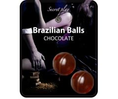 SECRETPLAY - 2 BRAZILIAN BALLS CHOCOLAT SECRETPLAY - 2 BRAZILIAN BALLS CHOCOLAT