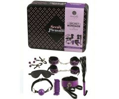 SECRETPLAY - BDSM SET 8PCS PURBLE /BLACK SECRETPLAY - BDSM SET 8PCS PURBLE /BLACK
