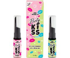 SECRETPLAY - FLIRTY KISS GELES CON EFECTOS SEXO ORAL FRESA & MENTA 2 x 8 GR SECRETPLAY - FLIRTY KISS GELES CON EFECTOS SEXO ORAL FRESA & MENTA 2 x 8 GR