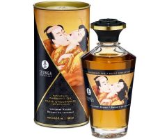 SHUNGA - MASSAGE OIL WITH HEAT EFFECT CARAMEL FLAVOR 100 ML SHUNGA - MASSAGE OIL WITH HEAT EFFECT CARAMEL FLAVOR 100 ML