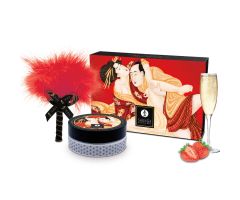 SHUNGA - STRAWBERRY EDIBLE MASSAGE POWDER KIT SHUNGA - STRAWBERRY EDIBLE MASSAGE POWDER KIT