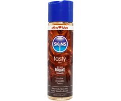 SKINS - TASTY WATER-BASED LUBRICANT DOUBLE CHOCOLATE 130 ML SKINS - TASTY WATER-BASED LUBRICANT DOUBLE CHOCOLATE 130 ML