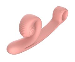 SNAIL VIBE - CURVE VIBRATOR PEACH SNAIL VIBE - CURVE VIBRATOR PEACH