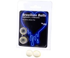 TALOKA - 2 BRAZILIAN BALLS COLD & VIBRATION EFFECT EXCITING GEL TALOKA - 2 BRAZILIAN BALLS COLD & VIBRATION EFFECT EXCITING GEL
