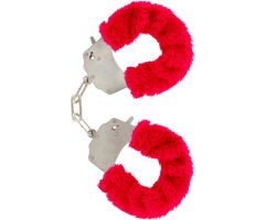 TOYJOY - FURRY FUN CUFFS BONDAGE RED TOYJOY - FURRY FUN CUFFS BONDAGE RED