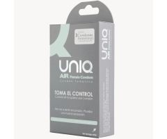 UNIQ - AIR LATEX FREE FEMALE CONDOM 3 UNITS UNIQ - AIR LATEX FREE FEMALE CONDOM 3 UNITS