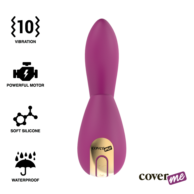 COVERME - CLITORAL SUCCIONADOR & VIBRADOR POTENTE G-SPOT RUSH