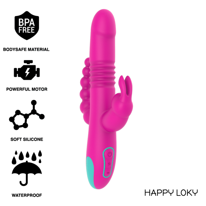 HAPPY LOKY - DONALD TRIPLE ESTIMULACI�N: ANAL, PUNTO G & CL�TORIS COMPATIBLE CON WATCHME WIRELESS TECHNOLOGY