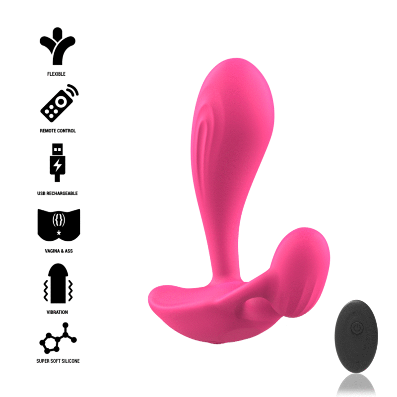 INTENSE - SHELLY DUO ANAL-PERINEO , VAGINAL-CLITORIS REMOTO ROSA INTENSE - SHELLY DUO ANAL-PERINEO , VAGINAL-CLITORIS REMOTO ROSA